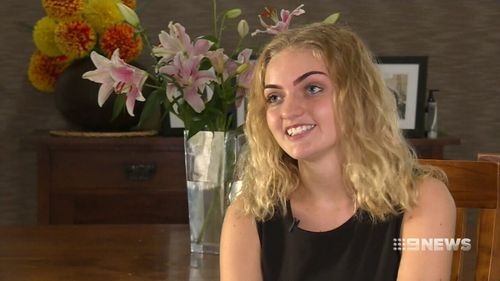 The young woman described her tranformation as "insane". (9NEWS)
