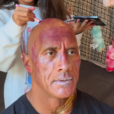 Dwayne the rock johnson daughter makeover