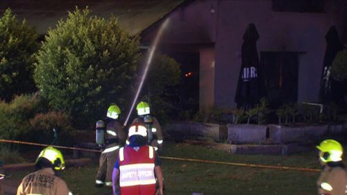 Police are investigating whether the fire may be suspicious. (9NEWS)