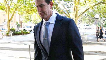 Ben Roberts-Smith outside Federal Court in Sydney 