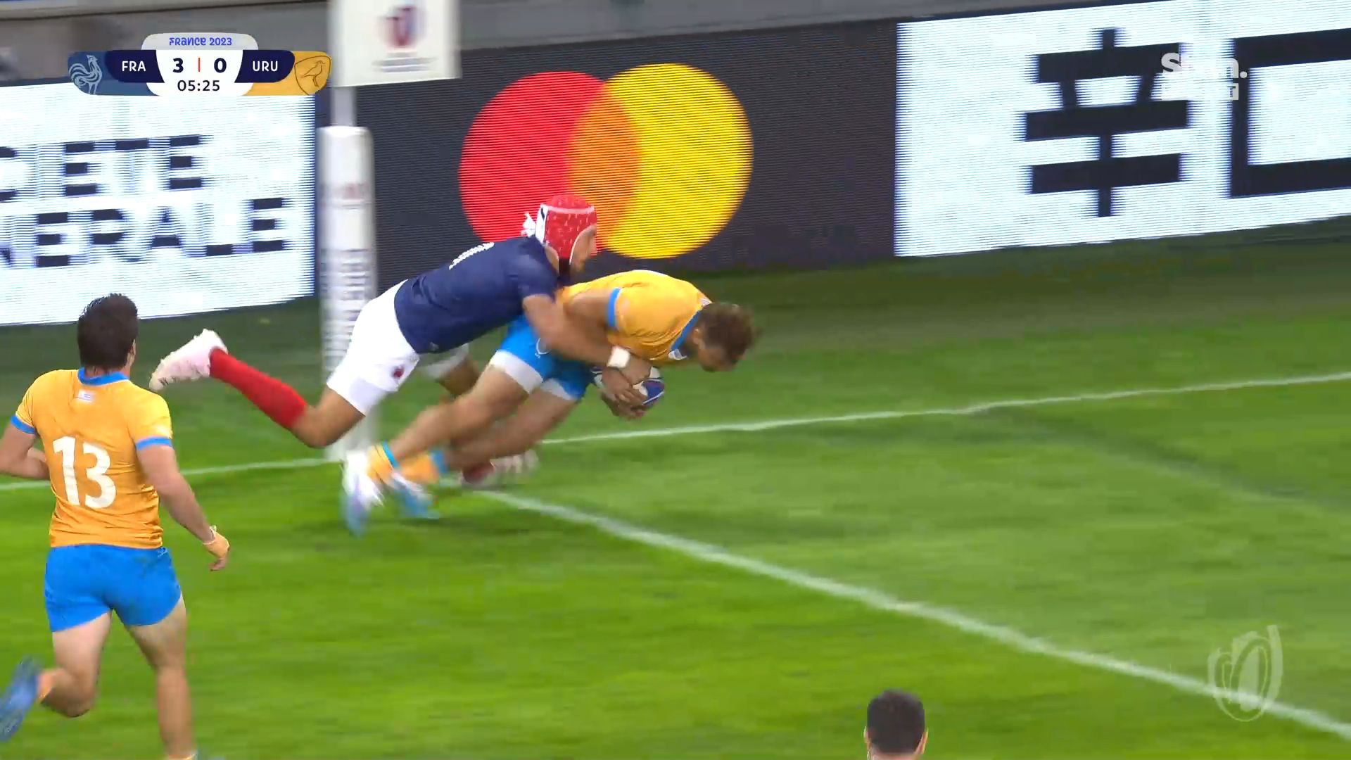 Rugby World Cup highlights: The moment that scuppered Uruguay's hopes of all-time upset over France