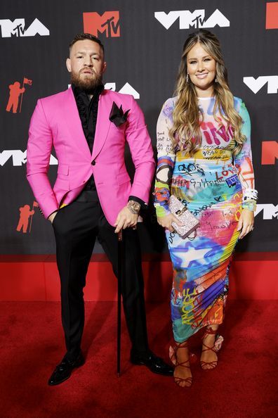 Conor McGregor and wife Dee Devlin attend the 2021 MTV Video Music Awards at Barclays Center on September 12, 2021 in the Brooklyn borough of New York City.