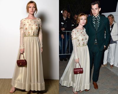 <p>Josephine de la Baume's arm candy, in the form of husband Mark Ronson.</p>