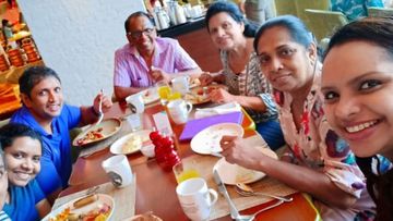 Television chef Shantha Mayadunne and her daughter Nisanga Mayadunne were killed in the explosion at the Shangri-La Hotel in Colombo, according to two family members.