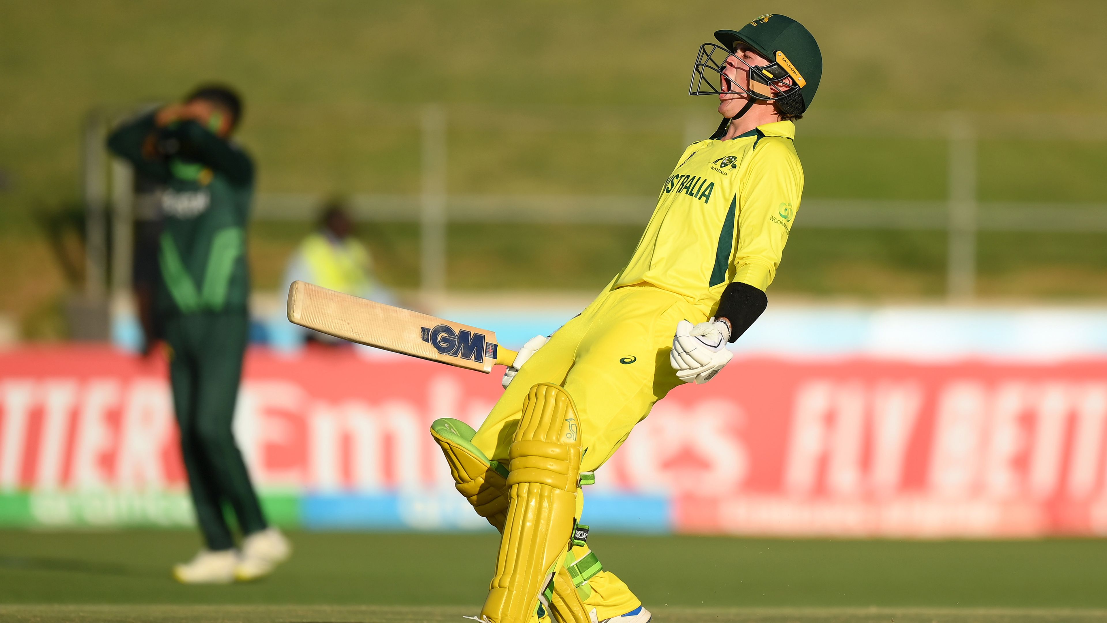 Aussies win through to under 19 World Cup final with thrilling one-wicket victory