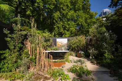 Bush bathing – Katie Fraser Melbourne Polytechnic, Melbourne International Flower and Garden Show Achievable Gardens 2025 entrant