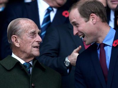 Prince Philip with Prince William