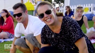 Melissa Caddick and her husband Anthony Koletti agreed to be filmed for an ad at the Moonlight Cinema in Bondi.