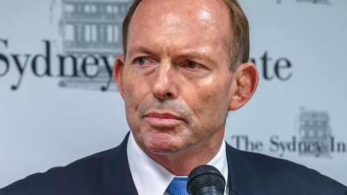 Former prime minister Tony Abbott believes Ms Cash should apologise for her comments. (AAP)