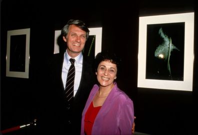 Alan Alda and Arlene Alda at NYC exhibit.