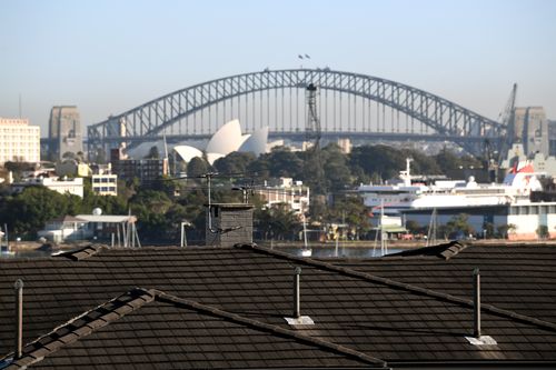 Sydney's house prices have slid by six percent. 