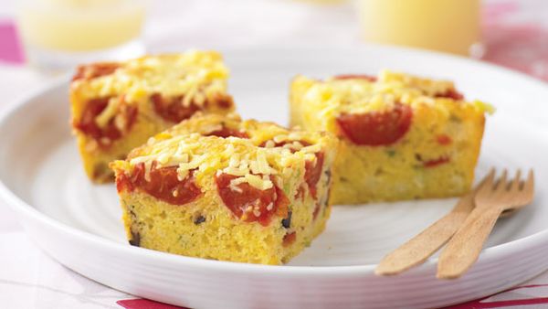 Polenta and vegetable bread