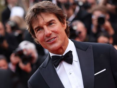 Tom Cruise attends the gala screening of "Top Gun: Maverick" at the Cannes Film Festival on May 18, 2022. Vittorio Zunino Celotto/Getty Images Europe via CNN Newsource