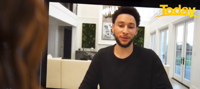 Ben Simmons discussed his experiences with racism with Today presenter Brooke Boney.