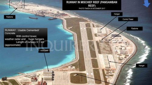 China has transformed reefs into island fortresses in the disputed South China Sea (The Inquirer.net)