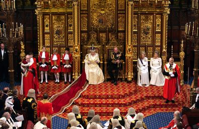 Queen Elizabeth II, Lady Farnham, Duchess of Grafton, Prince Philip