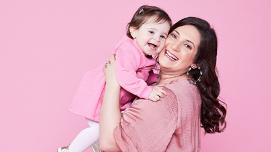 Paula with her daughter Valentina.