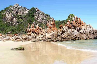 16. Noetzie Beach in Plettenberg Bay, South Africa