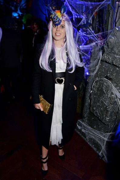 Princess Beatrice dresses up for Halloween in quirky unicorn costume