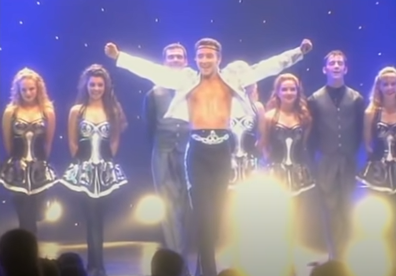 Michael Flatley performs in Lord of the Dance.