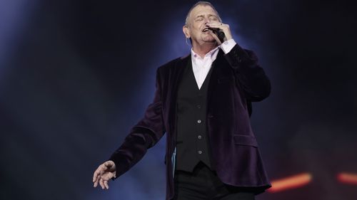 John Farnham performs during Fire Fight Australia at ANZ Stadium on February 16, 2020 in Sydney, Australia. 