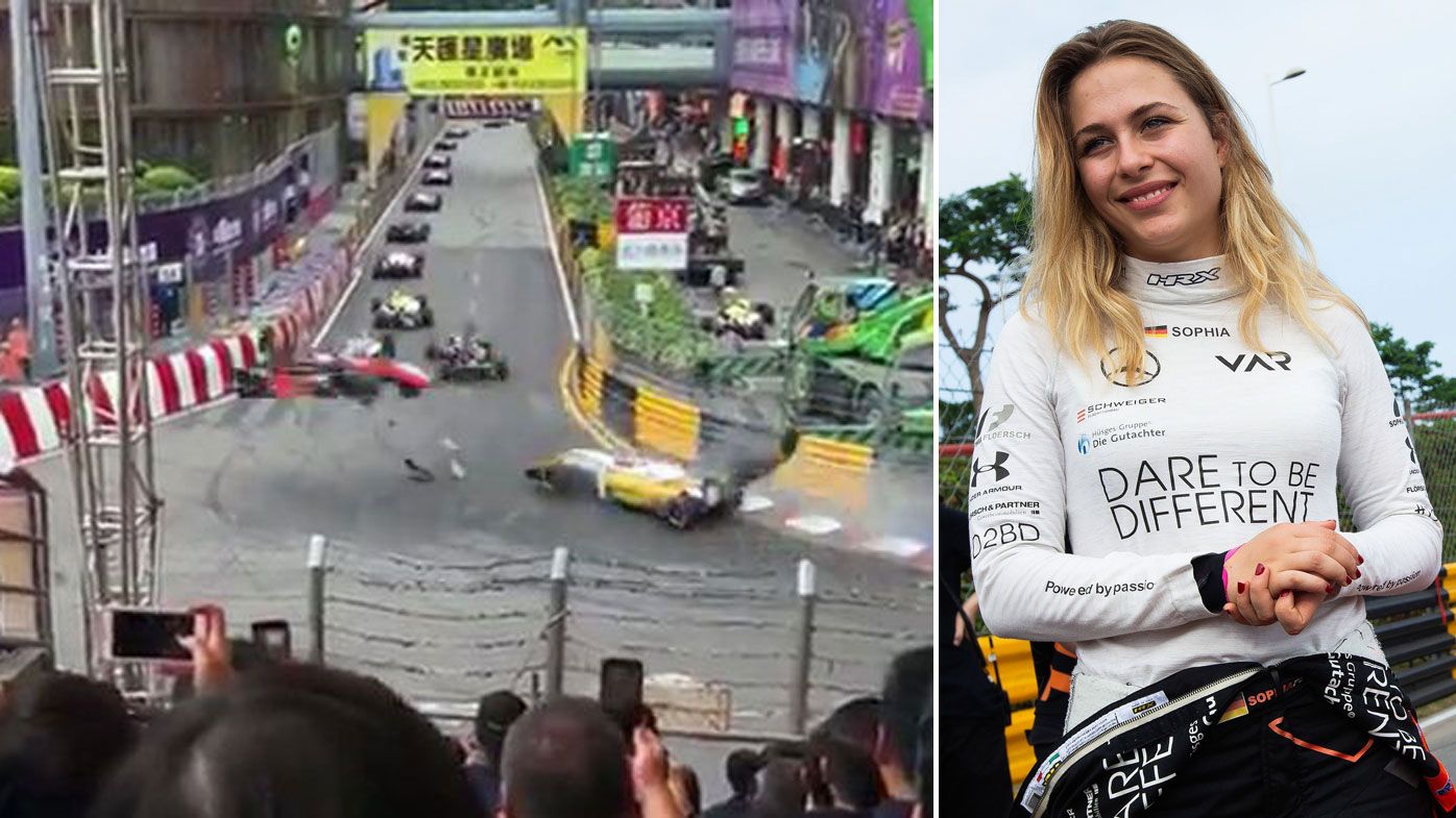 Sophia Floersch's horror crash at Macau F3 World Cup shocks motorsport world