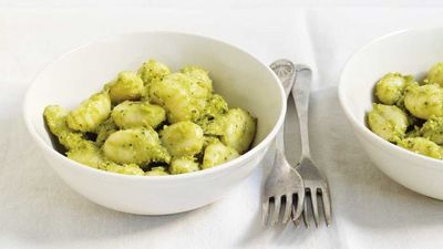 Recipe: <a href="http://kitchen.nine.com.au/2017/08/10/16/55/avocado-pesto-gnocchi" target="_top">Avocado pesto gnocchi</a>