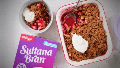 Jane de Graaff's Sultana Bran crumble