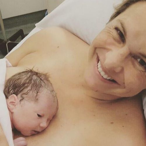 Swimming great Libby Trickett welcomes baby daughter