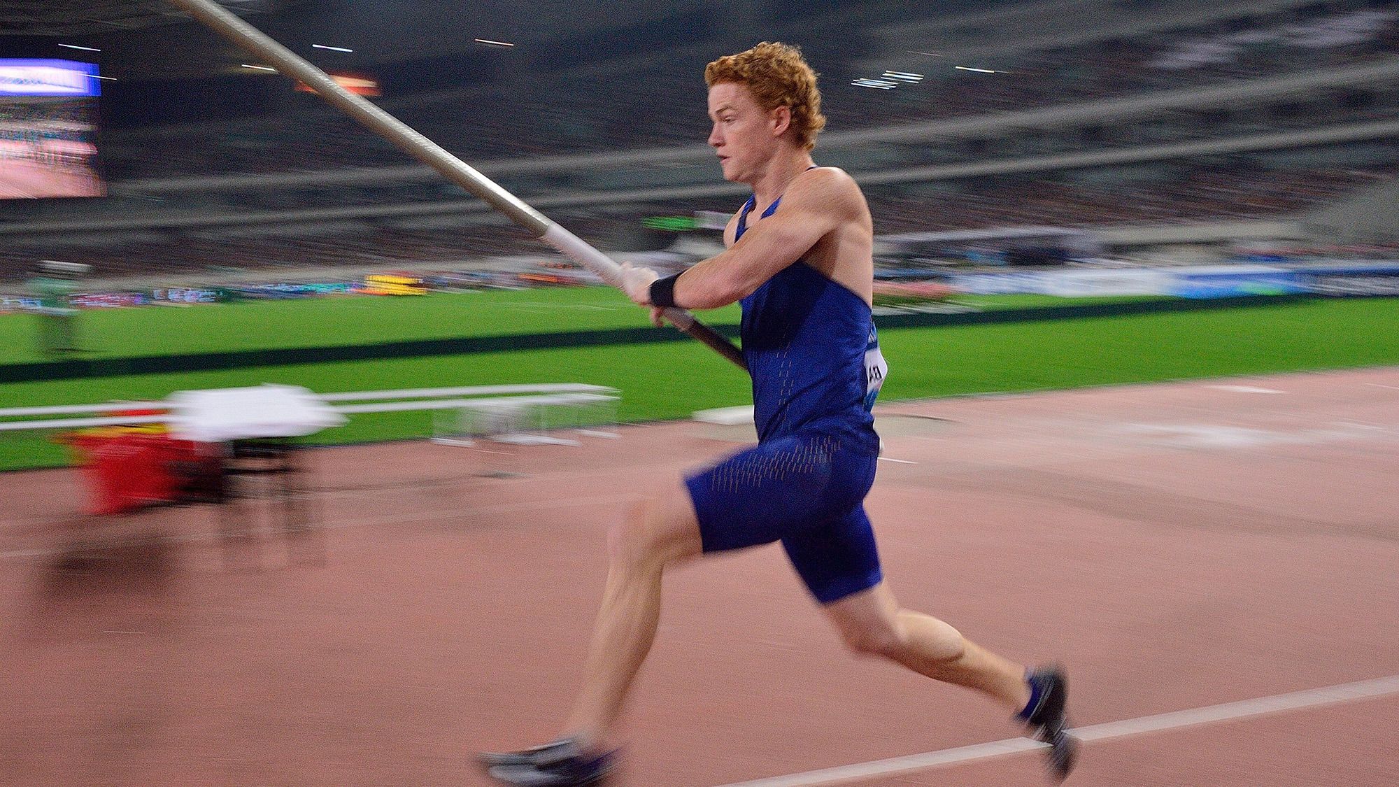 Shawn Barber at the 2016 Diamond Leagues.