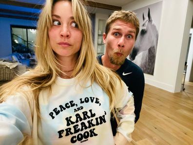 Kaley Cuoco and Karl Cook