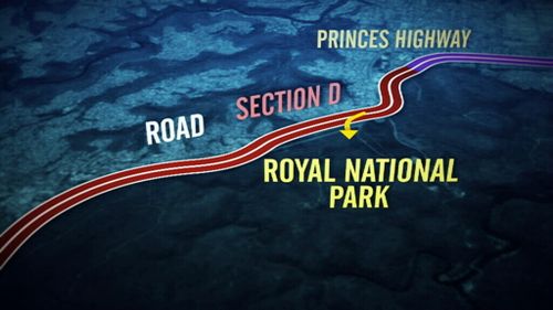 The motorway would link up with the Royal National Park. (9NEWS)