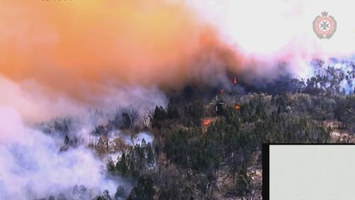 Bushfires in NSW, October 31, 2023.