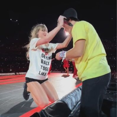 Oliver Mills, the fan who received Taylor Swift's hat second night Eras tour melbourne