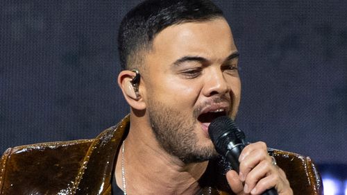 Guy Sebastian in concert.