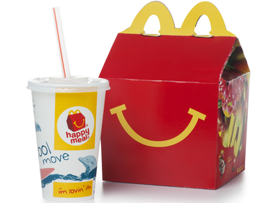 McDonald's Happy Meal stock image