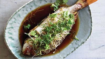 Recipe:&nbsp;<a href="http://kitchen.nine.com.au/2017/07/12/10/00/adam-liaws-steam-oven-snapper-with-ginger-and-spring-onion" target="_top">Adam Liaw's steam oven snapper with ginger and spring onion</a>