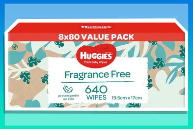 9PR: HUGGIES Thick Baby Wipes Fragrance Free (Pack of 640)