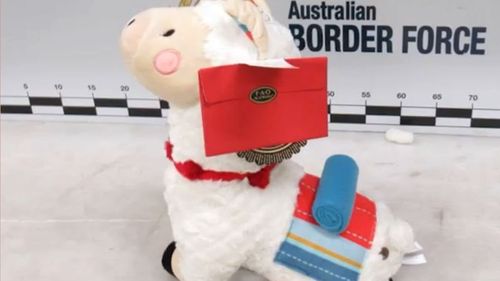 The Dianella man pleaded guilty to attempting to possess the illicit drugs, worth more than $250,000, and which had been concealed in a toy llama packaged as a Christmas present.