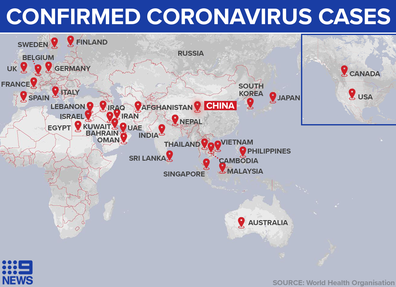 Confirmed coronavirus cases