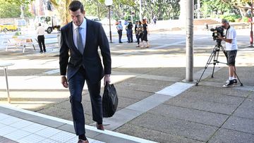 Ben Roberts-Smith arrives at Federal Court. 