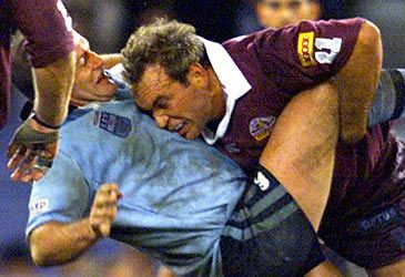 Who sent Gorden Tallis off in a 2000 Origin match for calling the referee a cheat?
