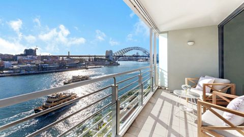 Sydney property harbour water luxury Domain listing