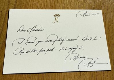 Amanda Hirsch shared the contents of Meghan Markle, Duchess of Sussex's letter with her fans.