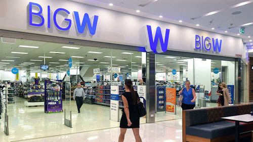 Last year Woolworths announced it will close about underperforming 30 Big W stores and two distribution centres over the next three years. (AAP Image/Dave Hunt) 