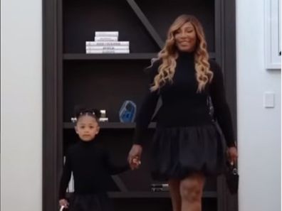 Serena Williams and her daughter Olympia