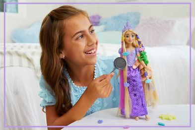 9PR: Disney Rapunzel Doll with Colour-Changing Hair