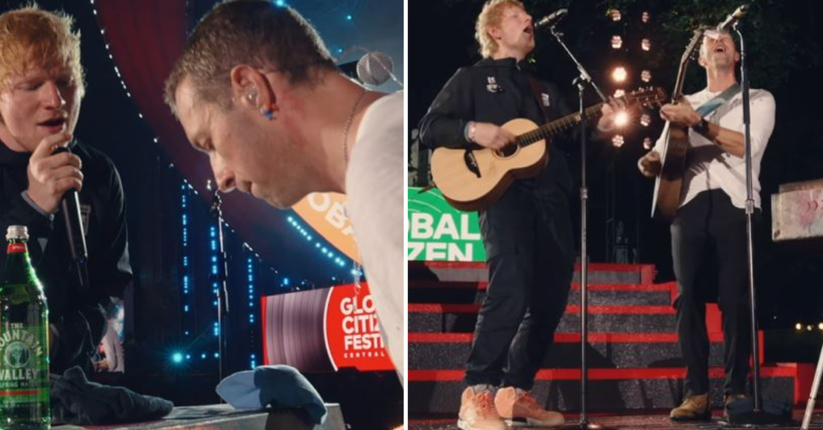 Today Show entertainment news Ed Sheeran and Chris Martin Global