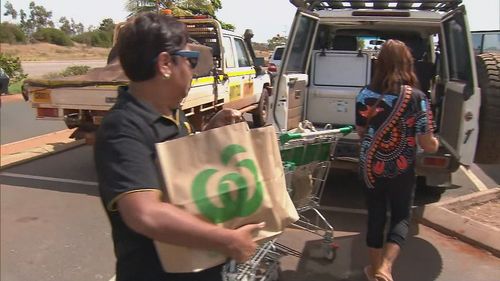 Locals have spent the day preparing for the predicted category four system to bring destructive winds and heavy rain.﻿