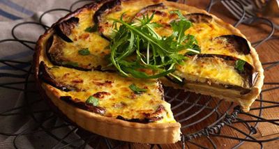 Recipe:&nbsp;<a href="http://kitchen.nine.com.au/2016/05/16/14/15/savoury-eggplant-and-haloumi-quiche" target="_top">Savoury eggplant and haloumi quiche</a>